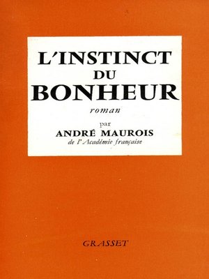 cover image of L'instinct du bonheur